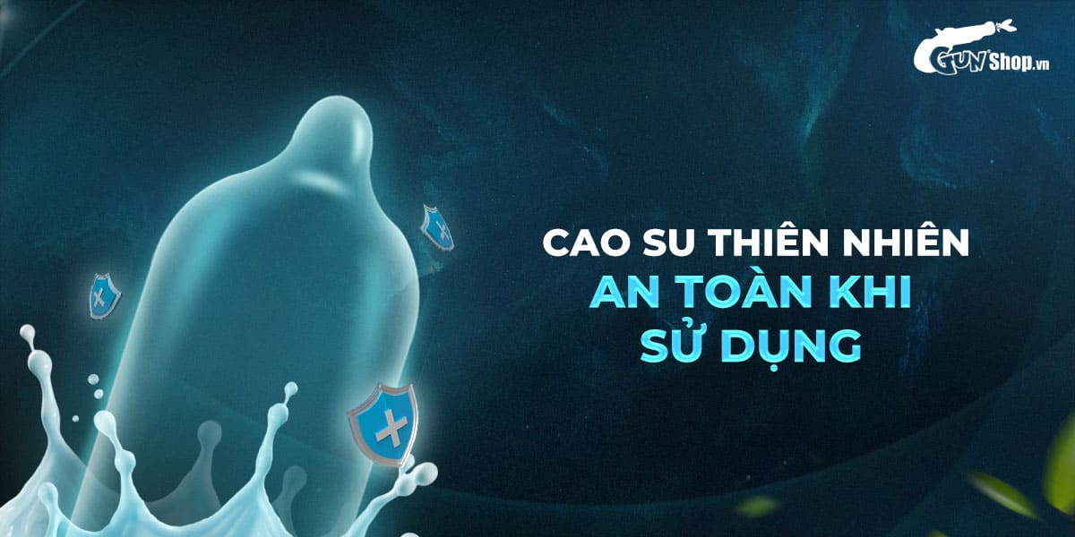 Bao cao su Juncai Classic mỏng mềm tự nhiên hộp 12 cái