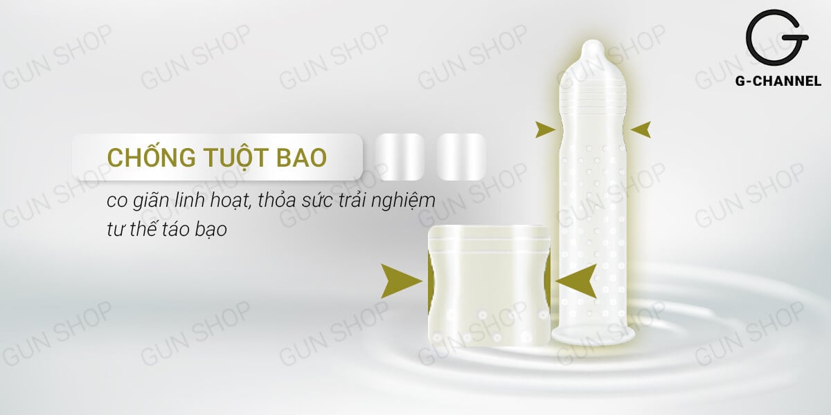  Giá sỉ Bao cao su Innova Vàng - Kéo dài thời gian - Hộp 12 cái giá rẻ