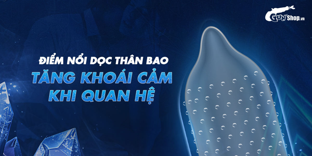 Kho sỉ Bao cao su Muaisi Cool - Siêu điểm nổi mát lạnh - Hộp 10 cái cao cấp Kho sỉ Bao cao su Muaisi Cool - Siêu điểm nổi mát lạnh - Hộp 10 cái cao cấp