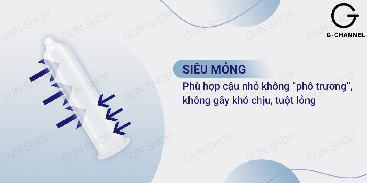  Đại lý Bao cao su Liebe - Mỏng trơn size 49mm - Hộp 12 cái giá tốt