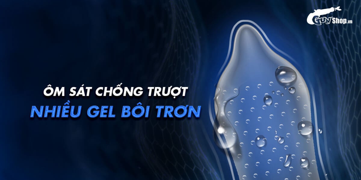 Bao cao su Muaisi Latex Xanh Hộp 12 Cái Kích Thích Có Hạt