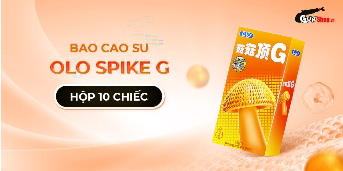Bao cao su OLO Spike G 2080 gai mềm kích thích - Hộp 10