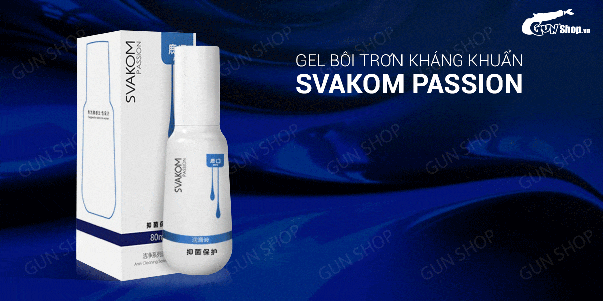  Bảng giá Gel bôi trơn kháng khuẩn chăm sóc vùng kín Svakom Passion - Chai 80ml tốt nhất