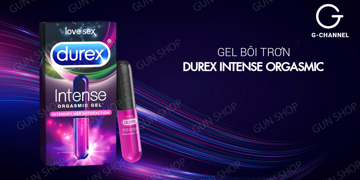  Thông tin Gel bôi trơn se khít âm đạo và tăng khoái cảm nữ Durex Intense Orgasmic - Chai 10ml nhập khẩu
