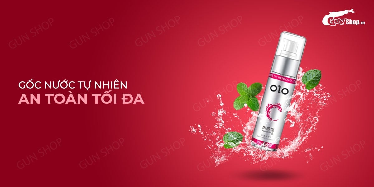  Bỏ sỉ Gel bôi trơn ấm nóng OLO Warming - Chai 60ml cao cấp
