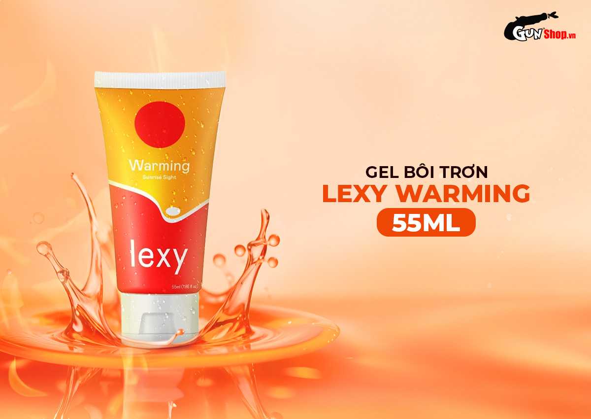  Bỏ sỉ Gel bôi trơn ấm nóng Lexy Warming - Chai 55ml cao cấp