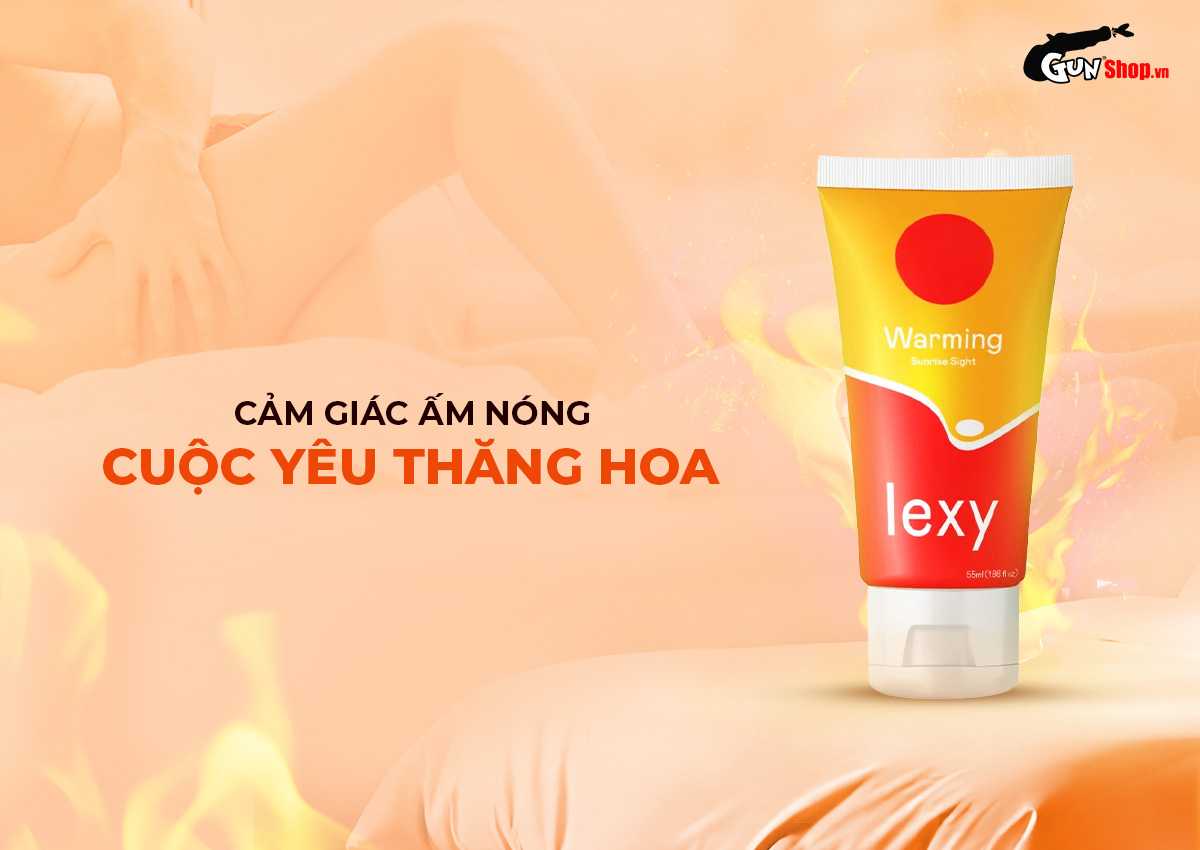  Bỏ sỉ Gel bôi trơn ấm nóng Lexy Warming - Chai 55ml cao cấp