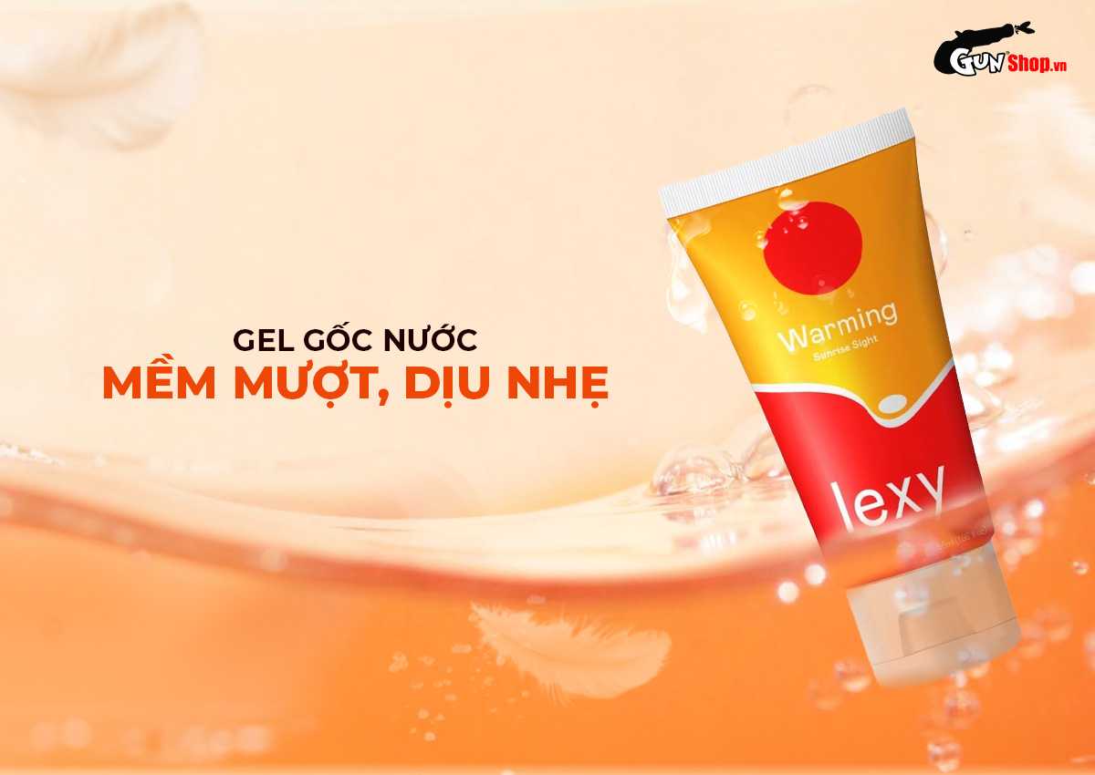  Bỏ sỉ Gel bôi trơn ấm nóng Lexy Warming - Chai 55ml cao cấp