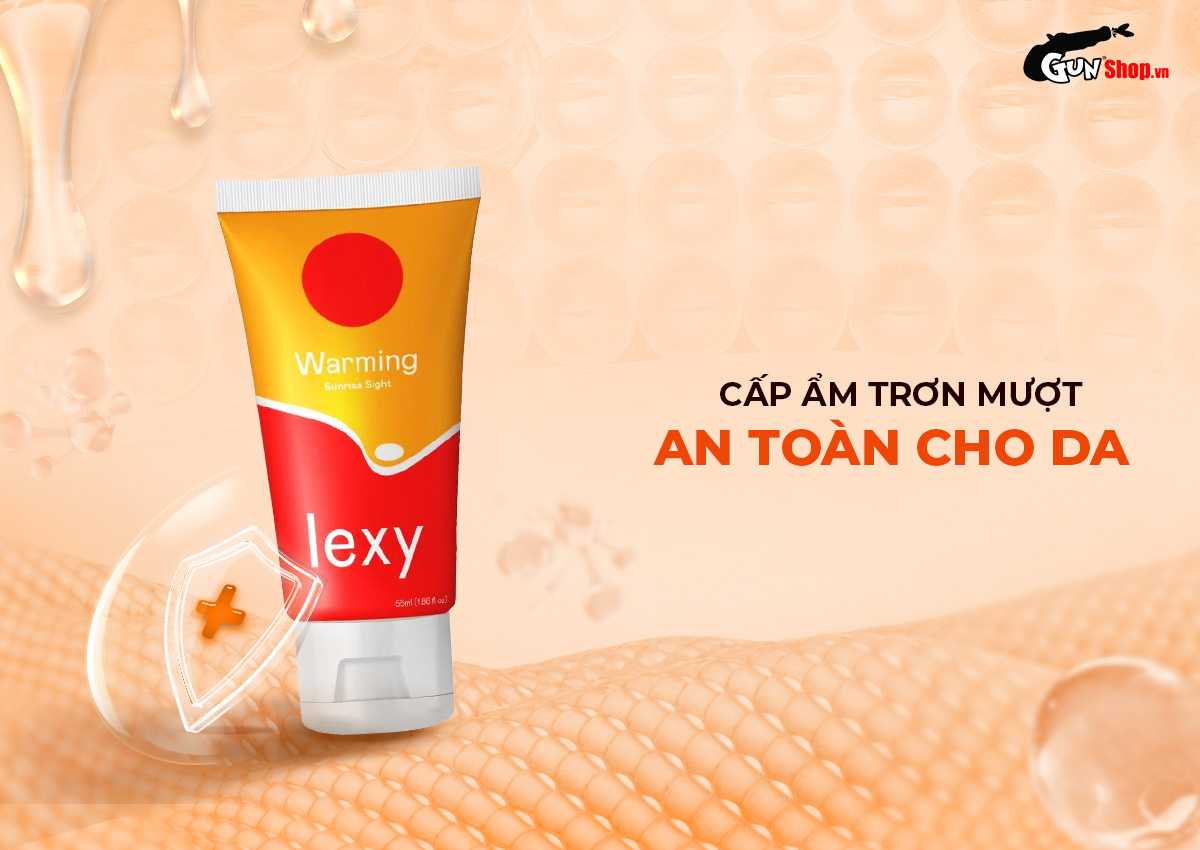  Bỏ sỉ Gel bôi trơn ấm nóng Lexy Warming - Chai 55ml cao cấp