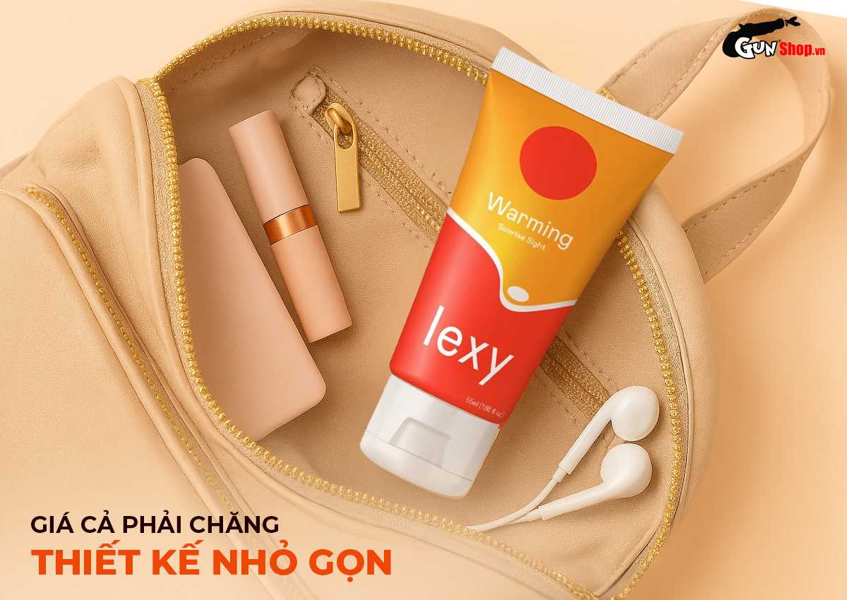  Bỏ sỉ Gel bôi trơn ấm nóng Lexy Warming - Chai 55ml cao cấp