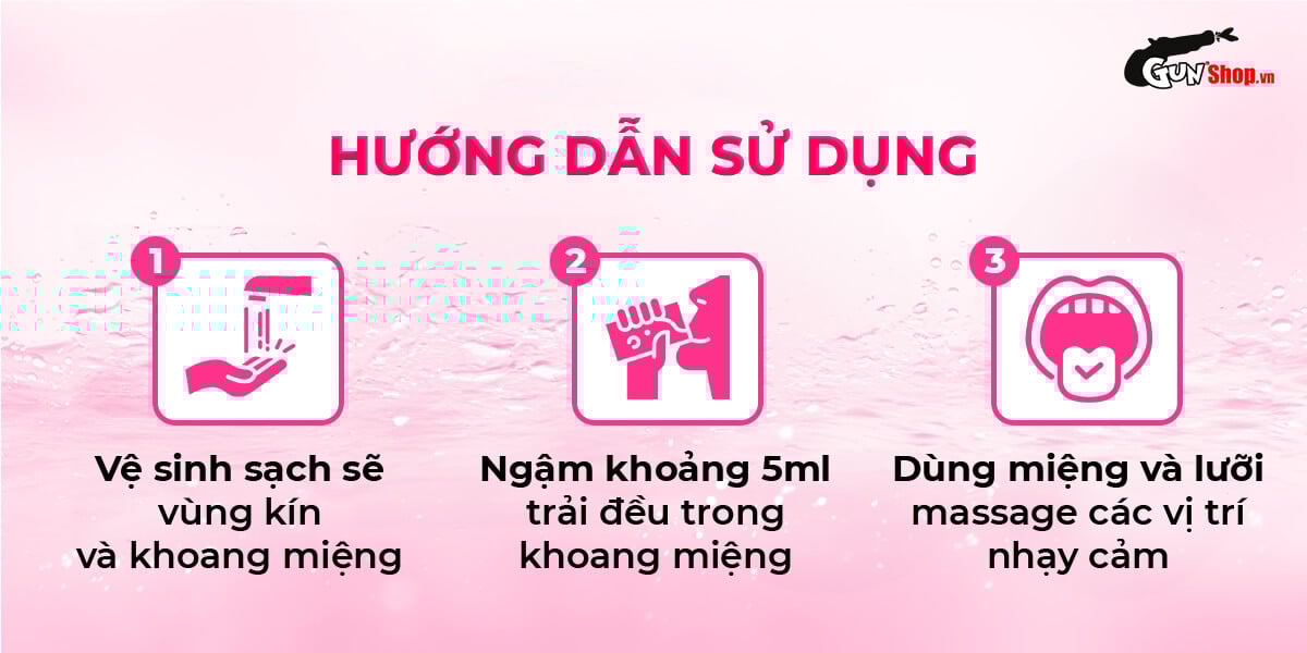  Bán Nước tình yêu BJ ấm nóng hương dâu Xun Z Lan Kiss Hot - Gói 10ml hàng xách tay