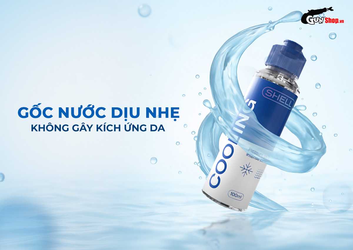  Thông tin Gel bôi trơn mát lạnh Shell Cooling - Chai 100ml giá sỉ