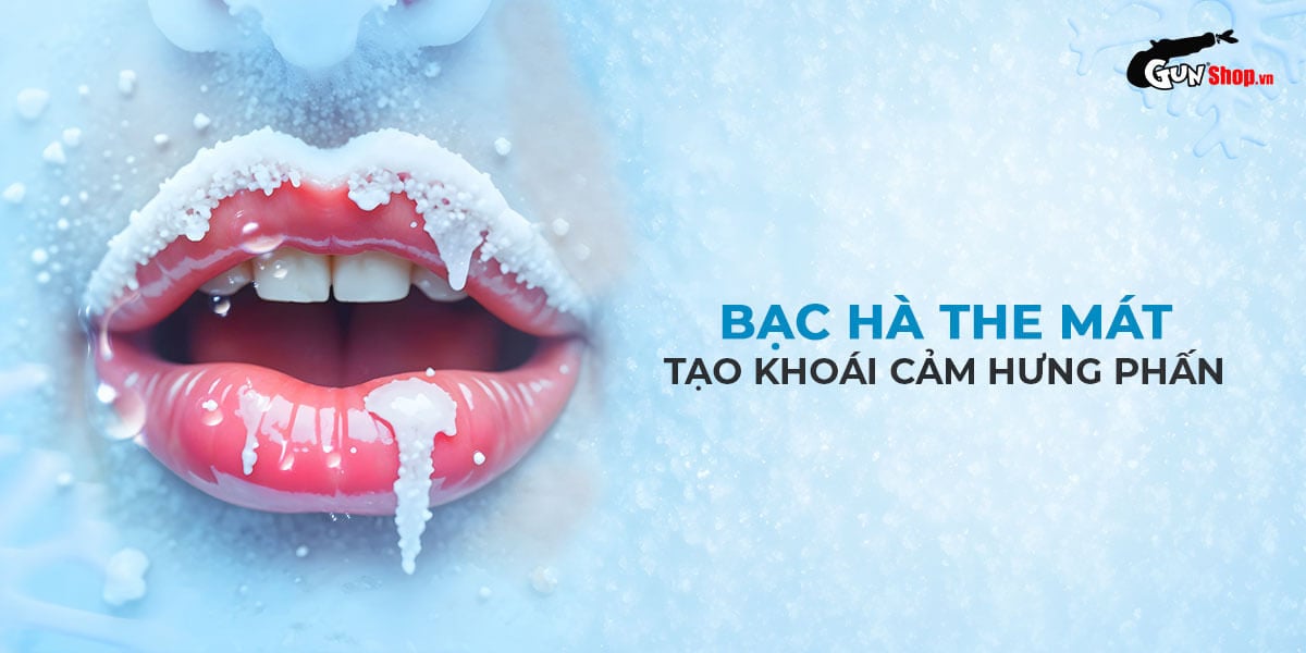 Cung cấp Nước tình yêu BJ mát lạnh hương bạc hà Xun Z Lan Kiss Cool - Gói 10ml giá sỉ