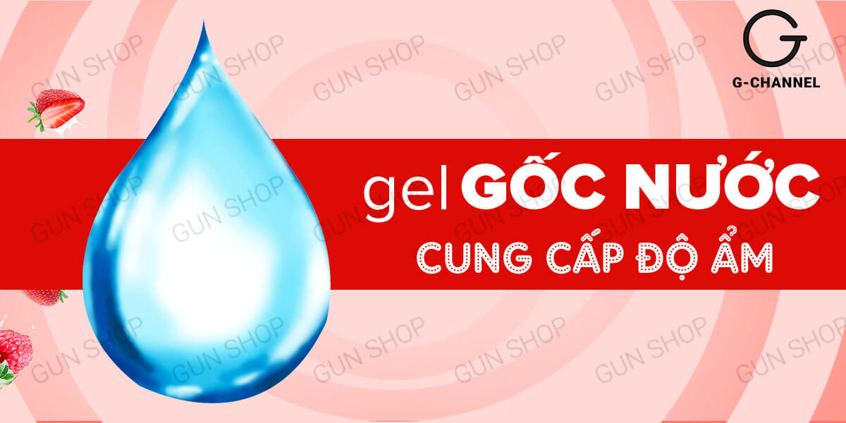 Bán Gel bôi trơn hương dâu Love Kiss - Chai 100ml hàng mới về