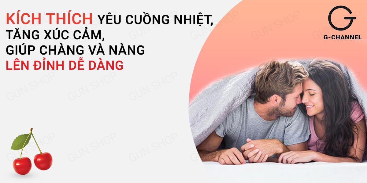  Địa chỉ bán Gel bôi trơn hương cherry Hot Kiss - Chai 100ml cao cấp