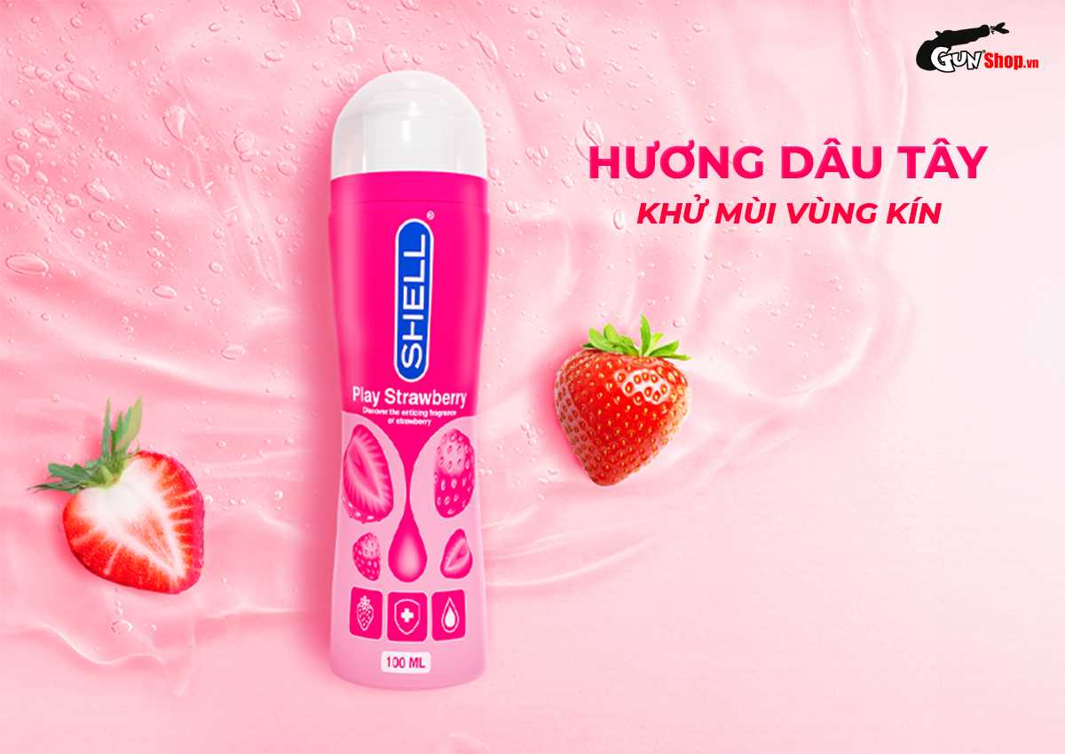  So sánh Gel bôi trơn hương dâu Shell Play Strawberry - Chai 100ml mới nhất