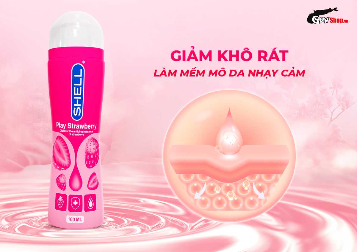  So sánh Gel bôi trơn hương dâu Shell Play Strawberry - Chai 100ml mới nhất