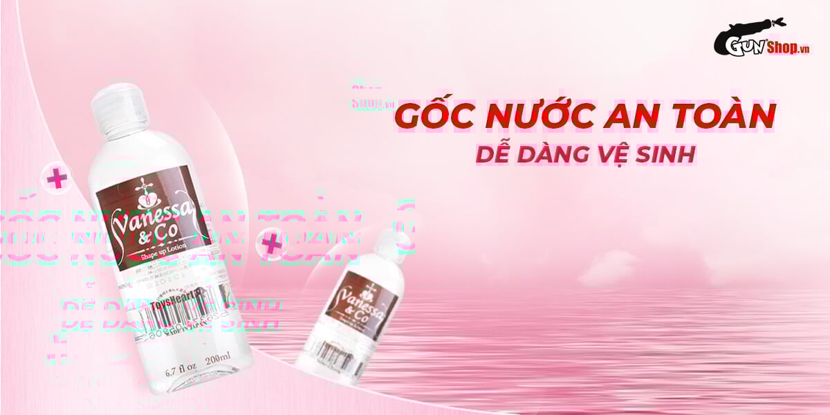 Gel bôi trơn Vanessa Co 200ml siêu mượt an toàn giá ưu đãi