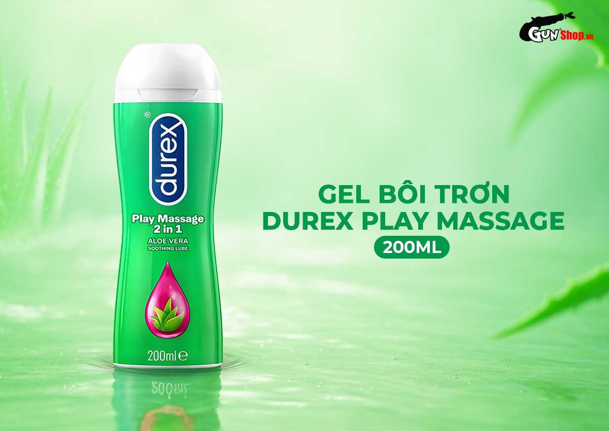  Đại lý Gel bôi trơn massage Durex Play 2 in 1 - Chai 200ml giá sỉ