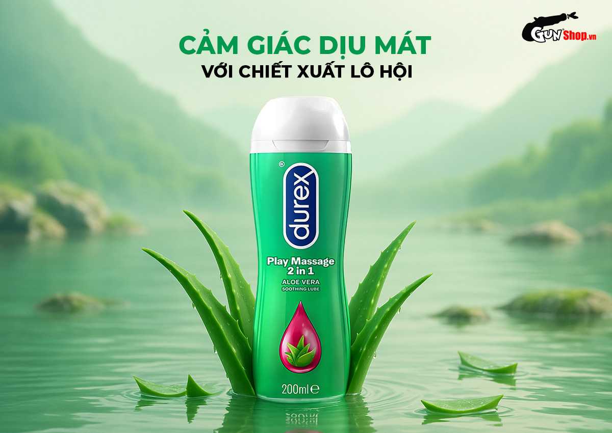  Đại lý Gel bôi trơn massage Durex Play 2 in 1 - Chai 200ml giá sỉ