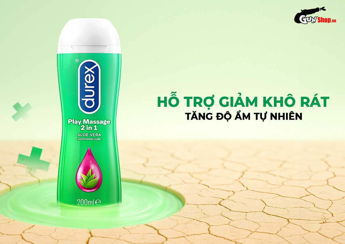  Đại lý Gel bôi trơn massage Durex Play 2 in 1 - Chai 200ml giá sỉ