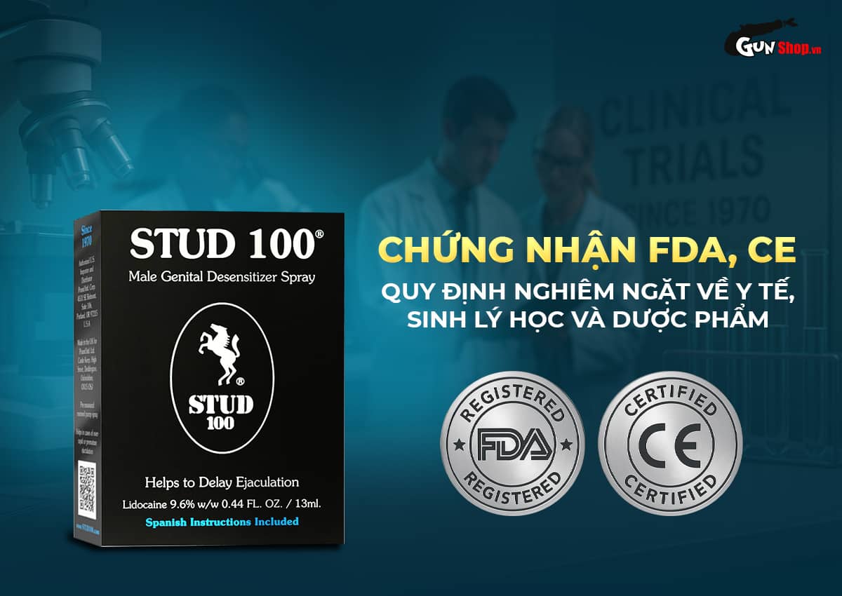 Chai xịt Stud 100 kéo dài thời gian quan hệ chống xuất tinh sớm Chai xịt Stud 100 kéo dài thời gian quan hệ chống xuất tinh sớm