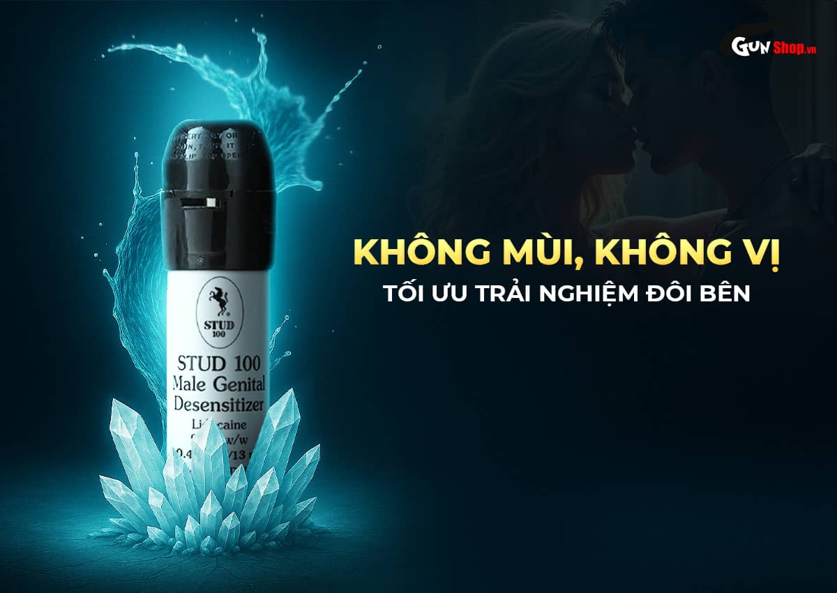 Chai xịt Stud 100 kéo dài thời gian quan hệ chống xuất tinh sớm Chai xịt Stud 100 kéo dài thời gian quan hệ chống xuất tinh sớm