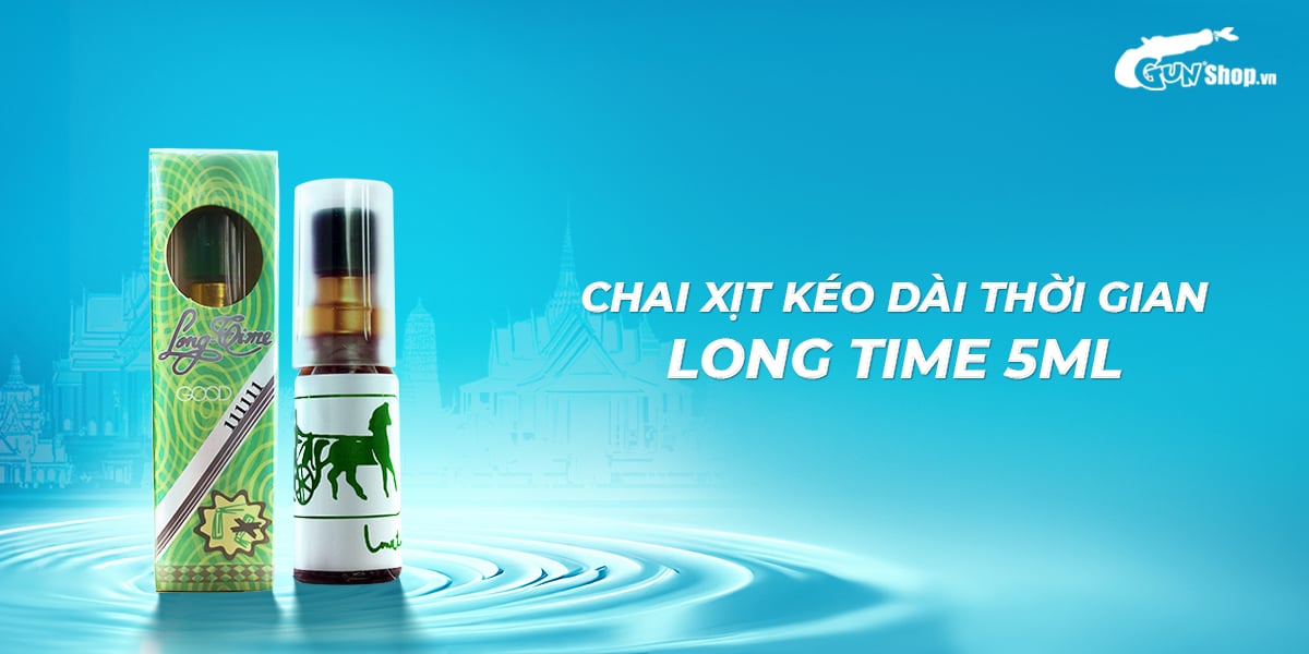 Chai xịt Longtime 5ml tăng cường kéo dài thời gian hiệu quả