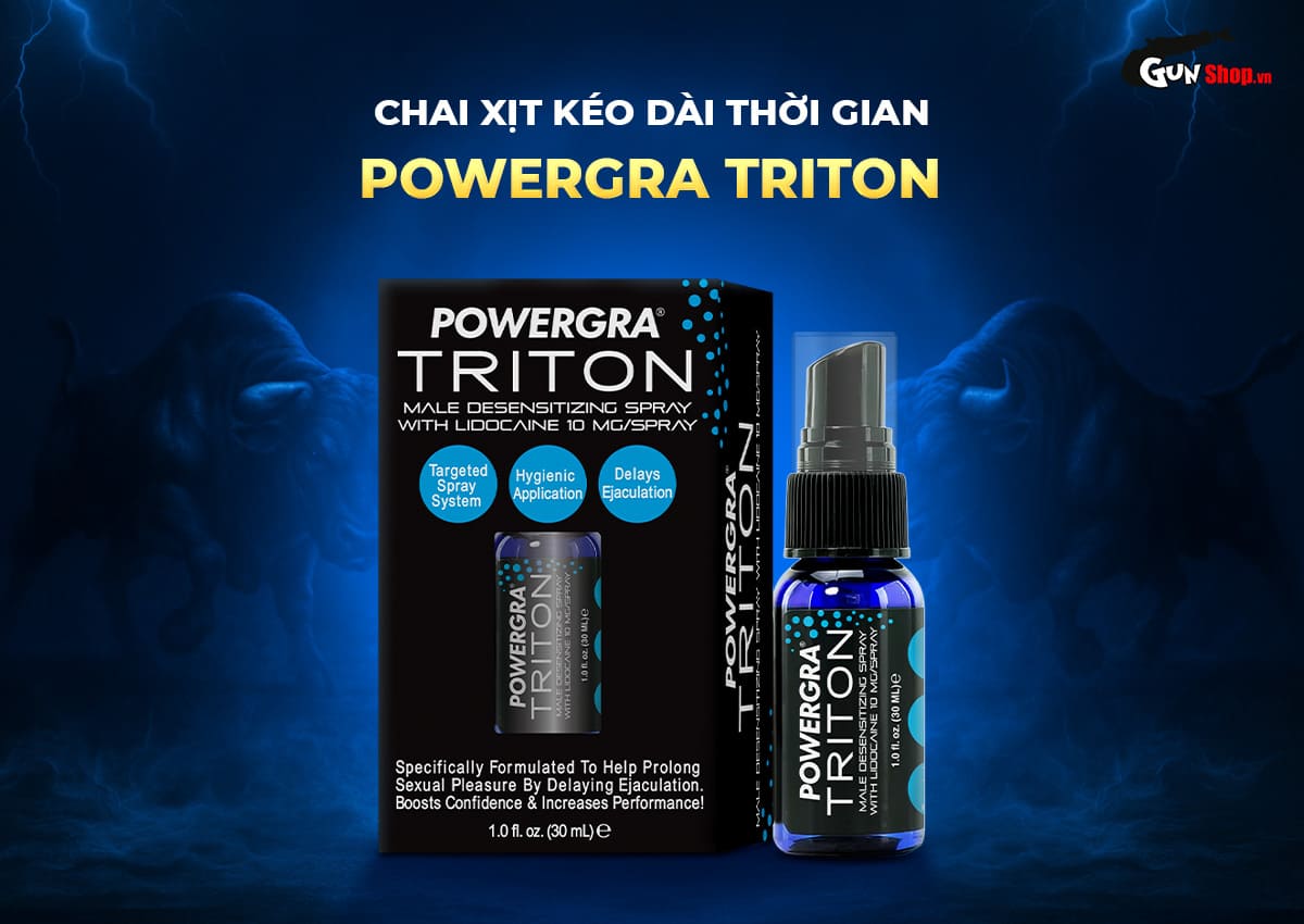 Powergra Triton 30ml kéo dài thời gian quan hệ hiệu quả
