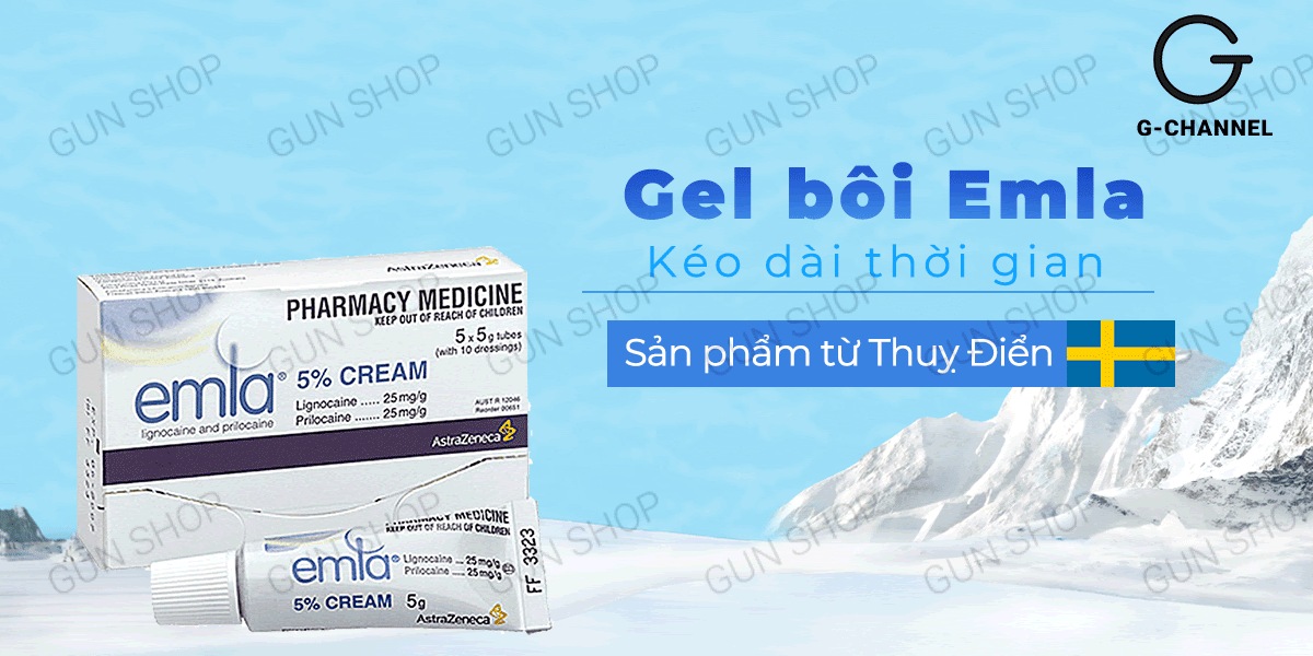  So sánh Gel bôi Emla Cream 5% - Chống xuất tinh sớm - Chai 5gr mới nhất