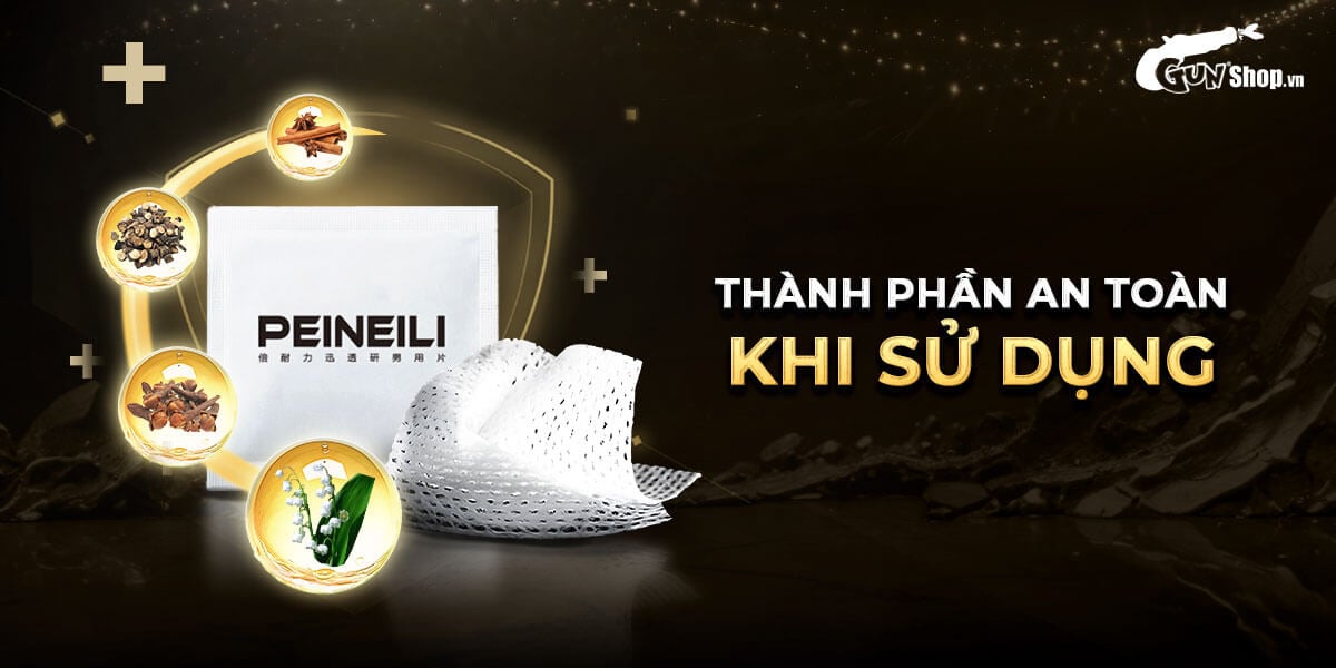  Đánh giá Khăn lau Peineili kéo dài thời gian - Hộp 12 cái hàng xách tay