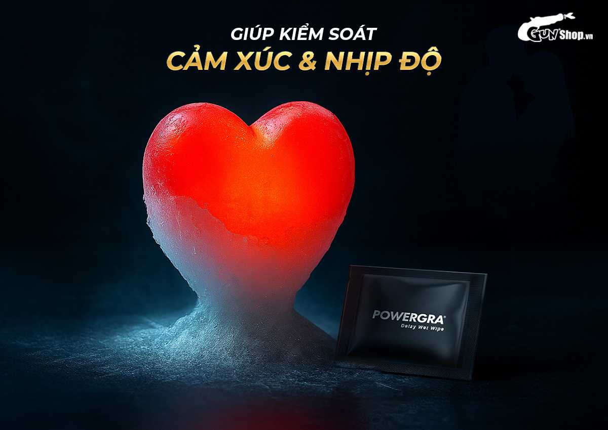  Địa chỉ bán Khăn lau Powergra Delay Wet Wipes kéo dài thời gian - Hộp 10 cái nhập khẩu