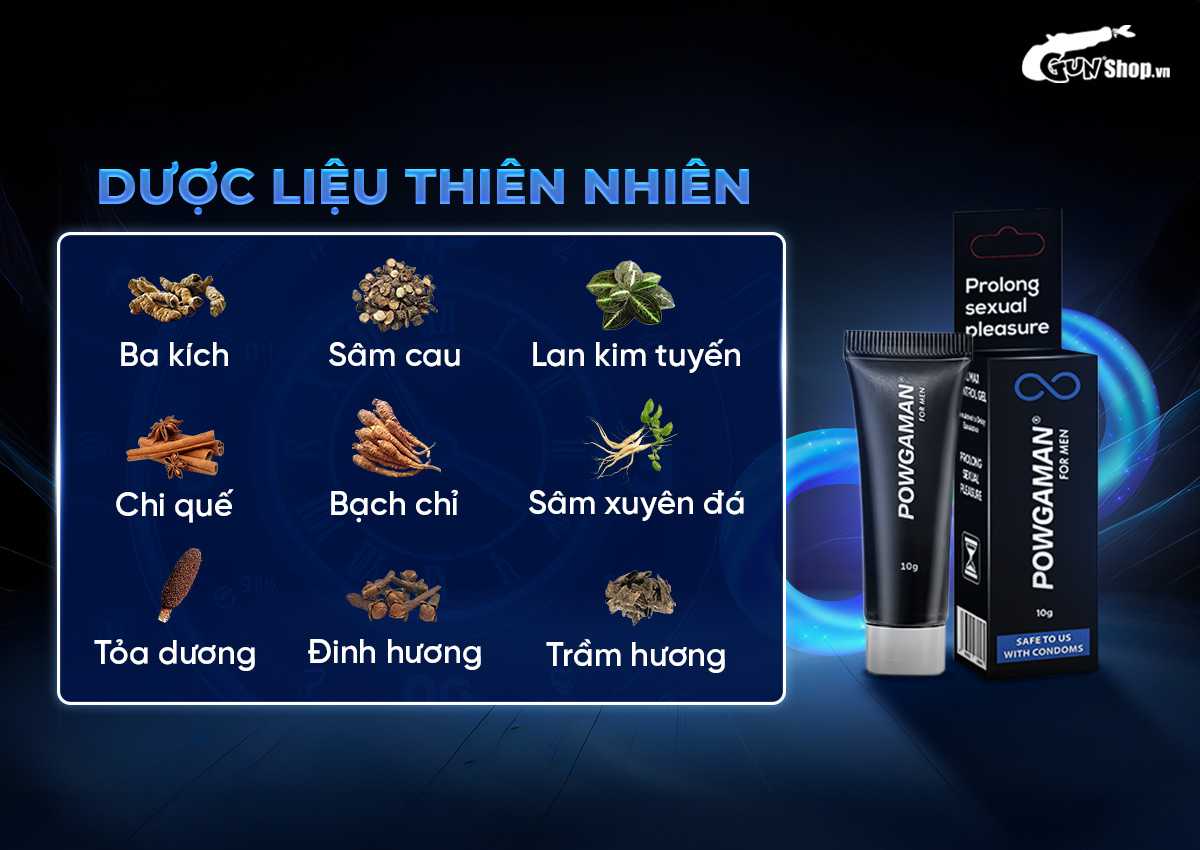  So sánh Gel bôi Powgaman chống xuất tinh sớm - Chai 10gr giá sỉ