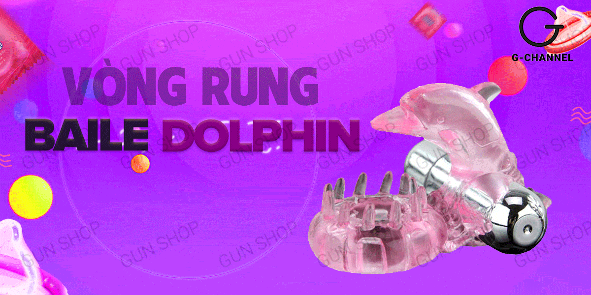 Vòng rung Baile Love Dolphin kích thích cực mạnh tăng hưng phấn