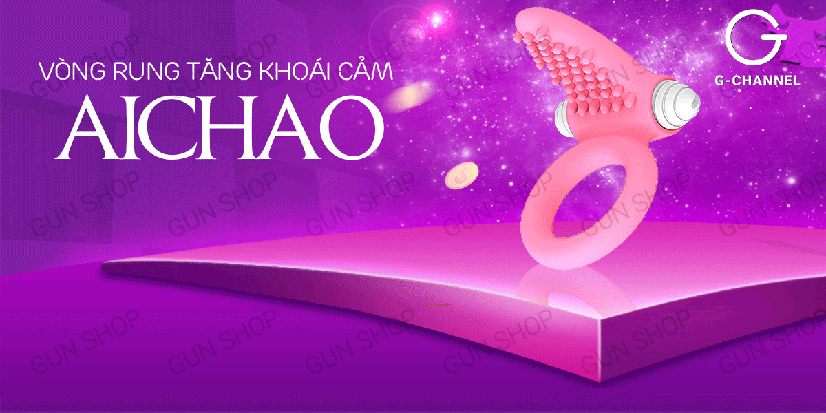 Vòng rung Aichao siêu mạnh mẽ tăng cực khoái cùng trải nghiệm mới Vòng rung Aichao siêu mạnh mẽ tăng cực khoái cùng trải nghiệm mới