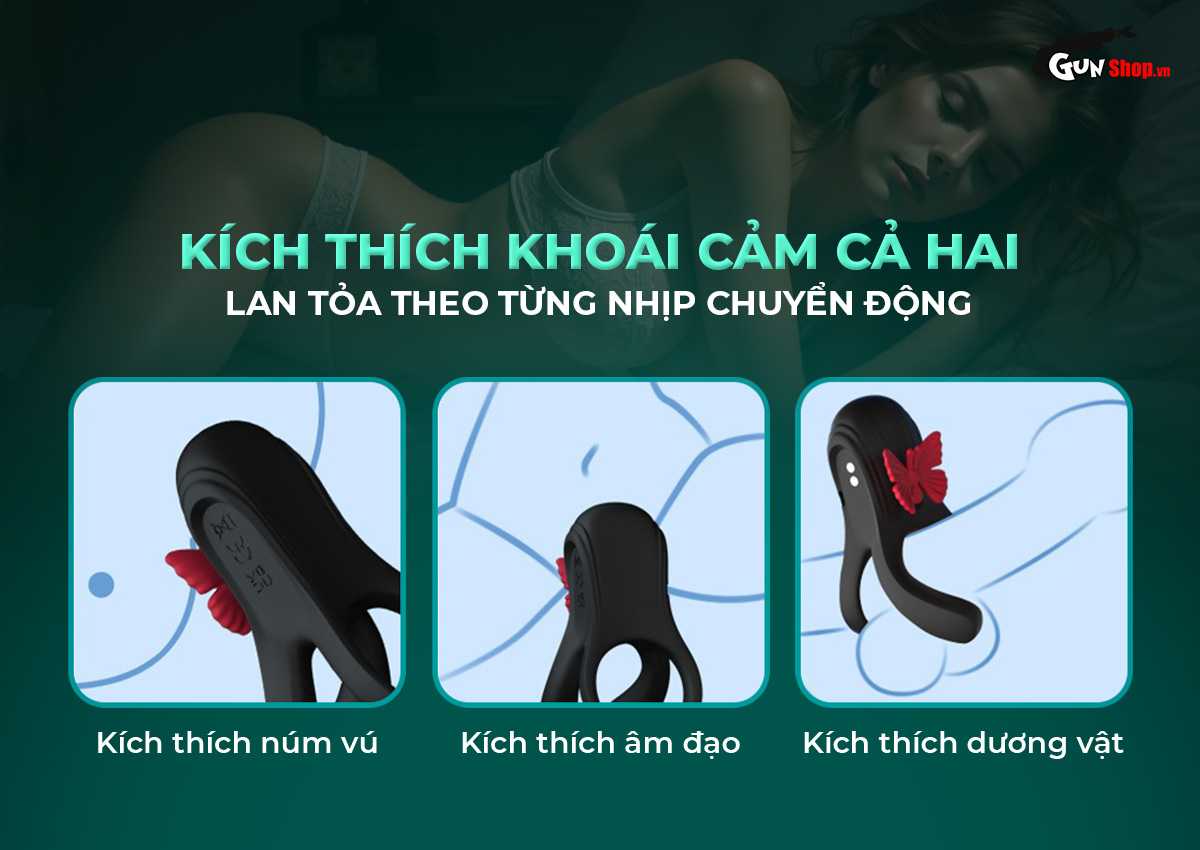 Vòng rung Shelly Play Lustafly kích thích đỉnh cao, tăng khoái cảm Vòng rung Shelly Play Lustafly kích thích đỉnh cao, tăng khoái cảm