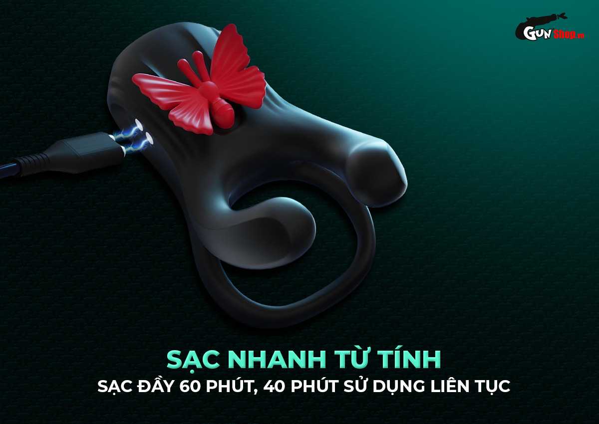 Vòng rung Shelly Play Lustafly kích thích đỉnh cao, tăng khoái cảm Vòng rung Shelly Play Lustafly kích thích đỉnh cao, tăng khoái cảm