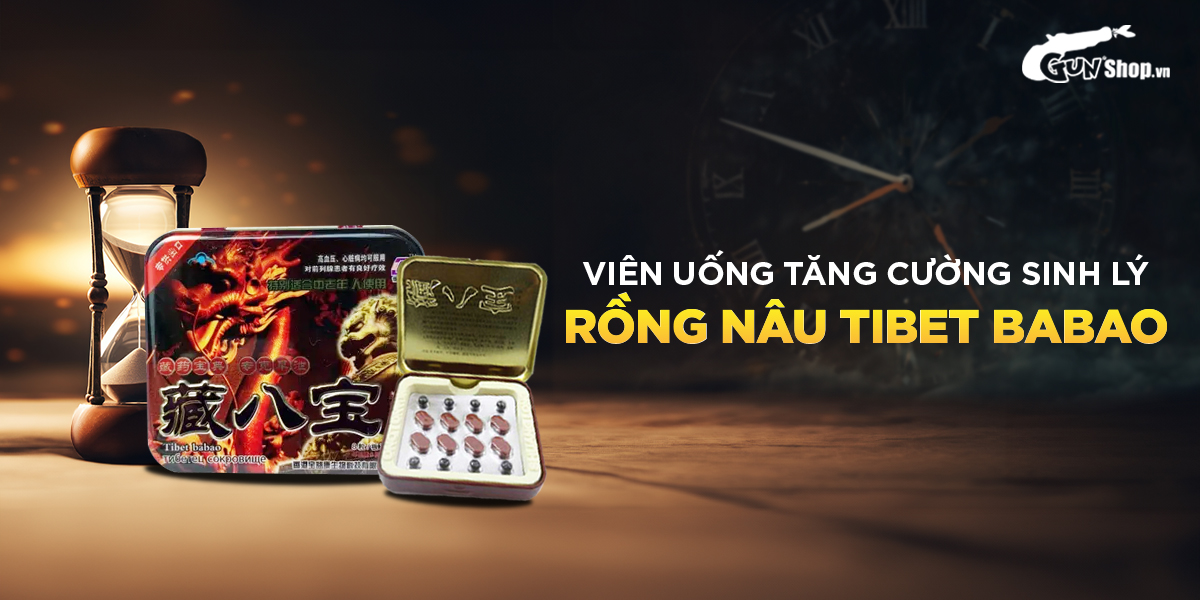 Viên uống Rồng nâu Tibet Babao tăng cường sinh lý nam - Hộp 8 cặp Viên uống Rồng nâu Tibet Babao tăng cường sinh lý nam - Hộp 8 cặp
