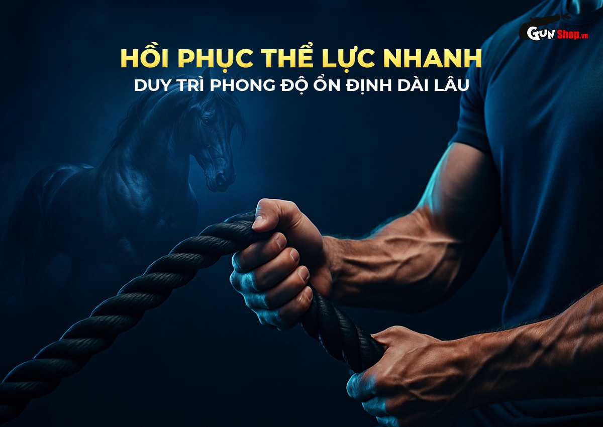  Bán Viên uống hỗ trợ cương dương tăng cường sinh lý Ngựa Thái - Hộp 10 viên hàng mới về