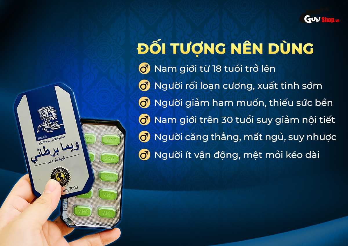  Bán Viên uống hỗ trợ cương dương tăng cường sinh lý Ngựa Thái - Hộp 10 viên hàng mới về