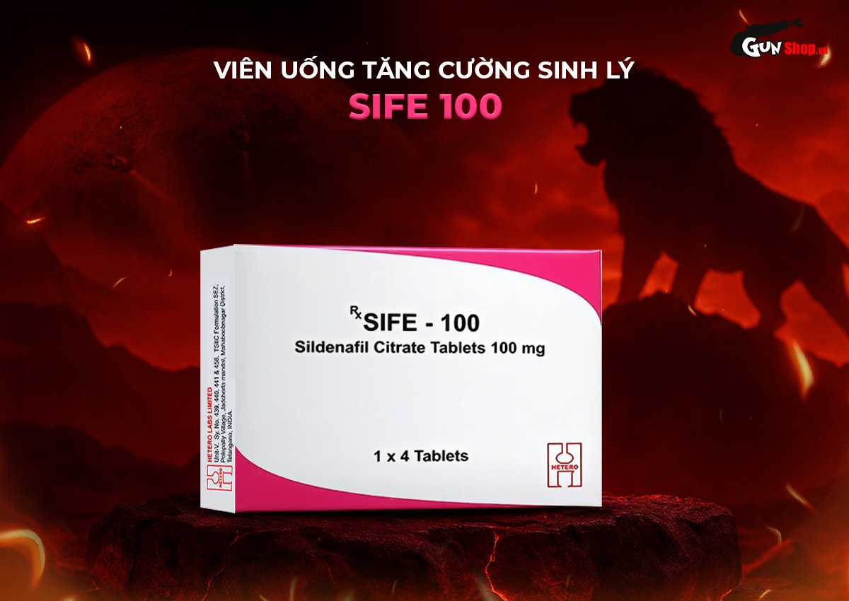 Viên uống tăng cường sinh lý Sife 100 hộp 4 viên tốt nhất Viên uống tăng cường sinh lý Sife 100 hộp 4 viên tốt nhất
