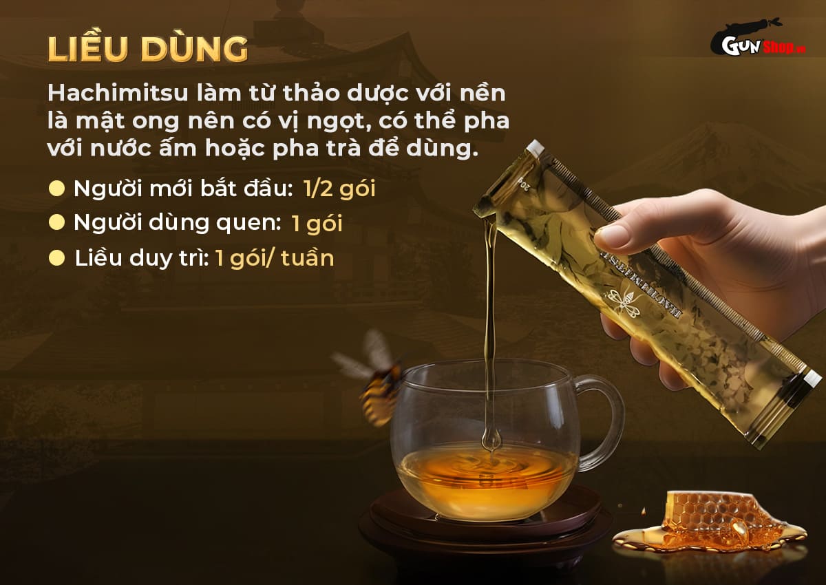 Tinh Chất Hachimitsu Tăng Cường Sinh Lý Nam Giới Hiệu Quả