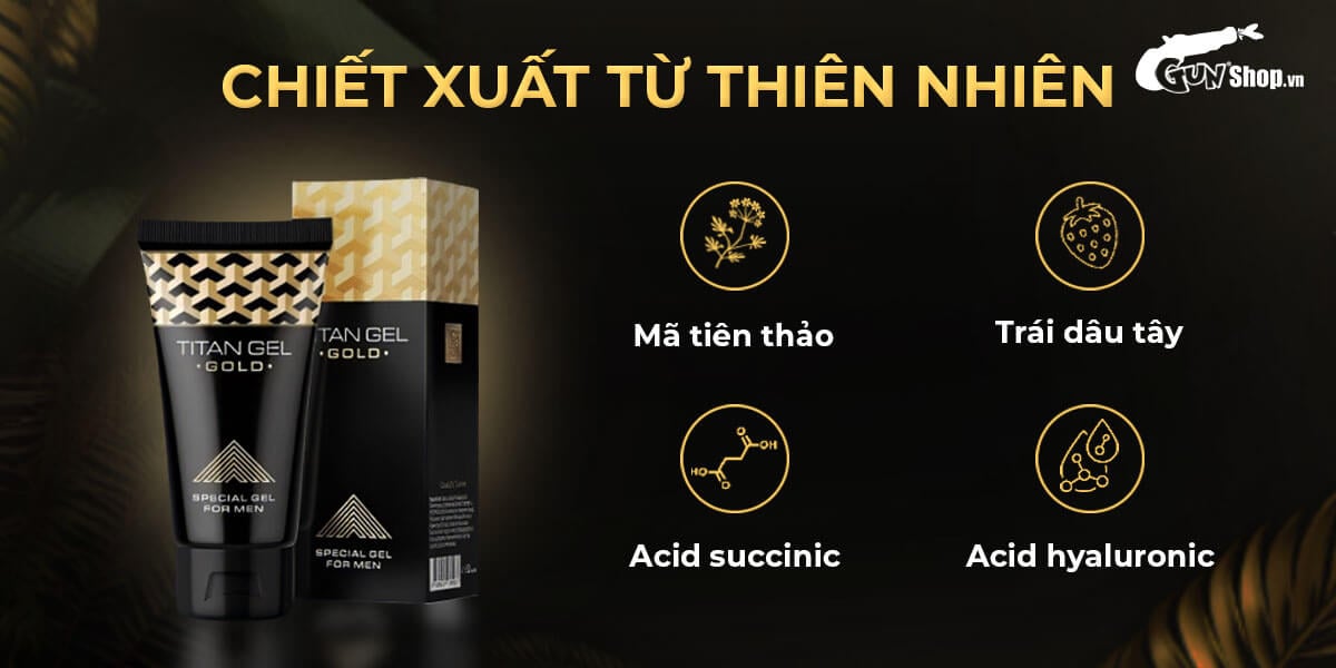  Phân phối Gel bôi tăng kích thước cao cấp Titan Gold - Chai 50ml có tốt không?