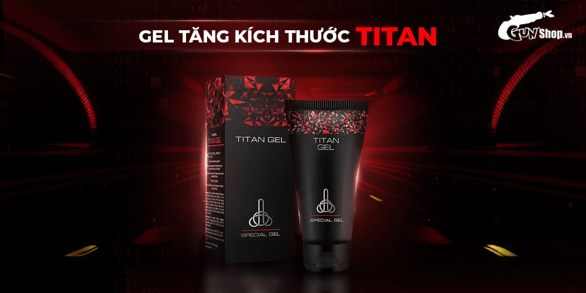  Shop bán Gel bôi tăng kích thước Titan - Chai 50ml nhập khẩu