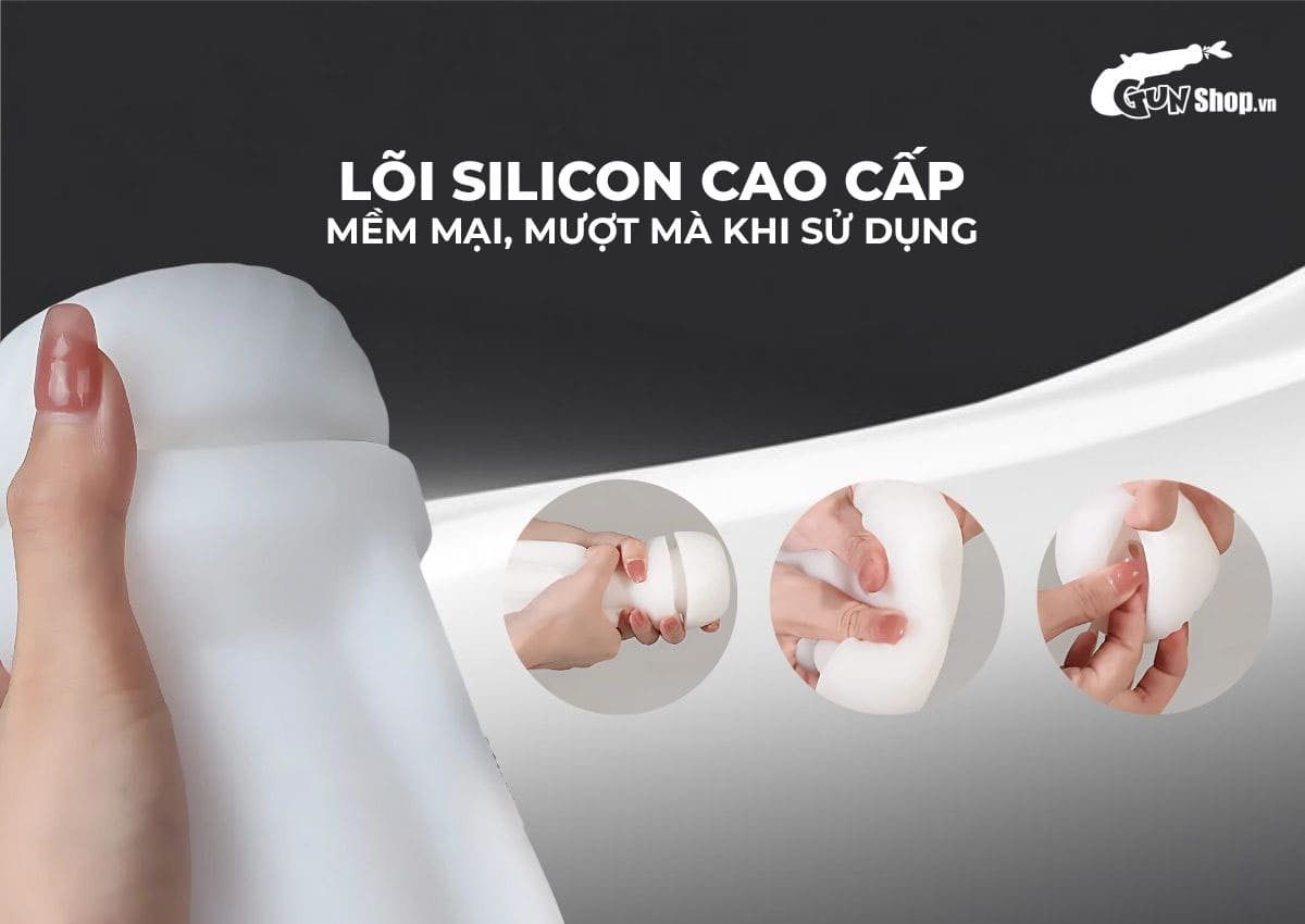 Âm đạo giả Svakom Sam Neo trắng đa năng kích thích cực mạnh