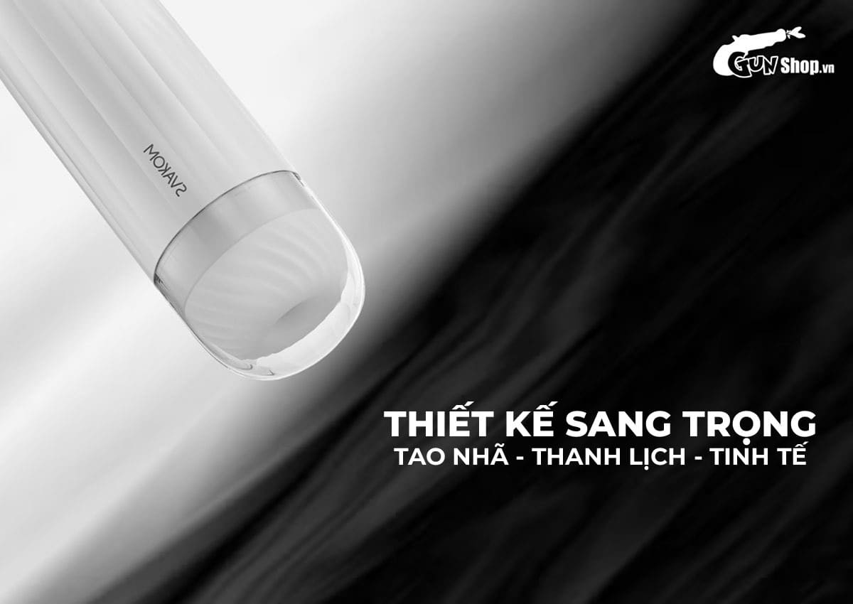 Âm đạo giả Svakom Sam Neo trắng đa năng kích thích cực mạnh