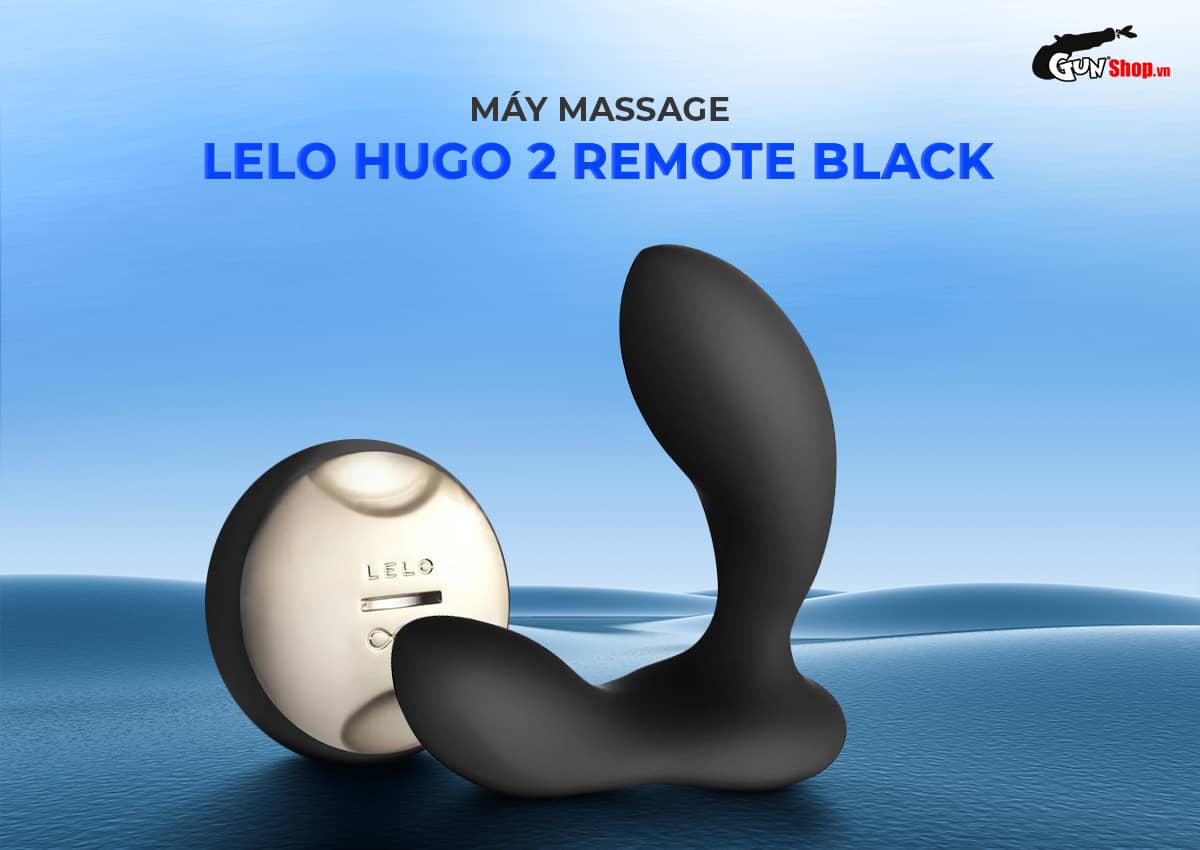 Máy mát xa tuyến tiền liệt Lelo Hugo 2 Remote Đẳng cấp, An toàn, Hiệu quả