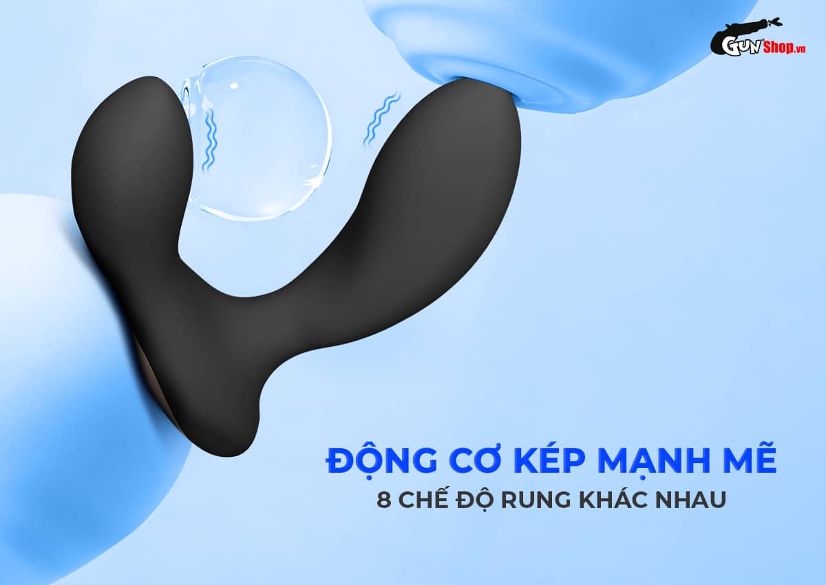 Máy massage tuyến tiền liệt Lelo Hugo 2 Remote Black chính hãng