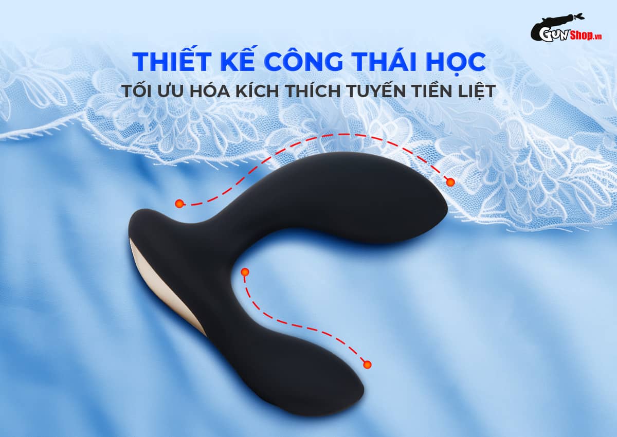 Máy massage tuyến tiền liệt Lelo Hugo 2 Remote Black chính hãng