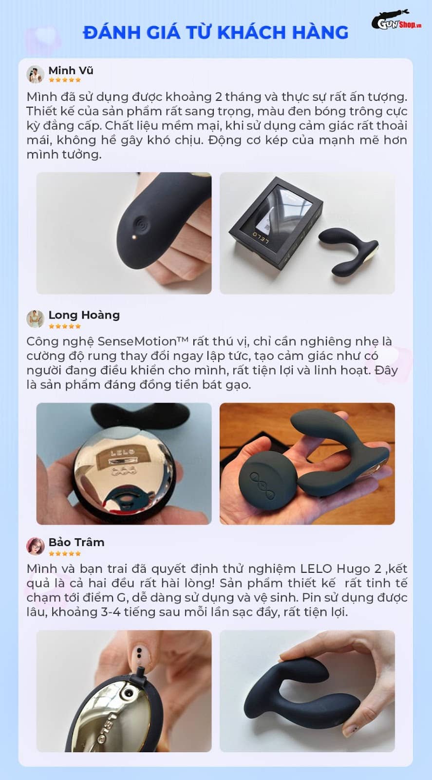 Máy massage tuyến tiền liệt Lelo Hugo 2 Remote Black chính hãng